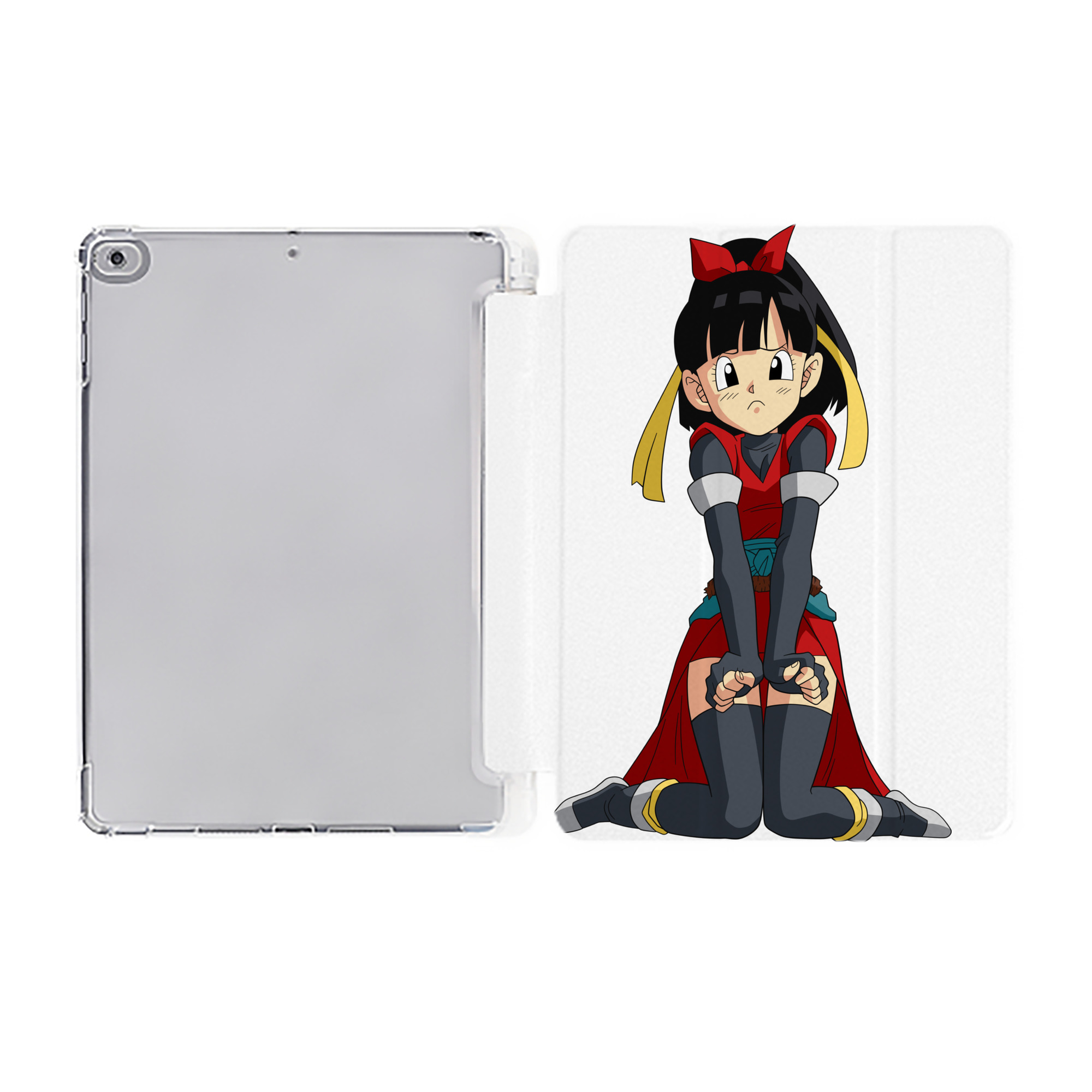 （画像用） ドラゴンボール パン DRAGON BALL Pan IPad ケース ペン収納付き 三つ折りスタンド PUレザー×シリコン 対応機種9.5/10.5/10.9インチ